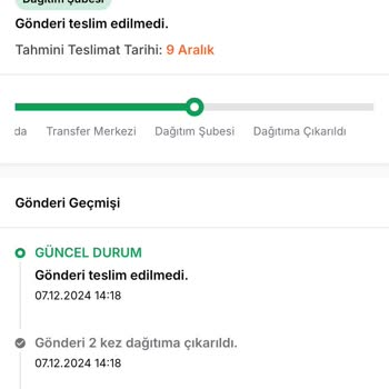 Teslim Edilemeyen Kargo Sorunu