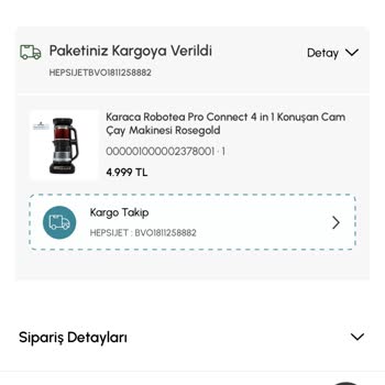 Karaca'dan Sipariş Edilen Ürün Teslim Edilmiyor