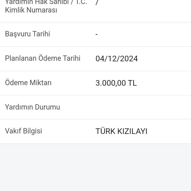 Türk Kızılay E-Devlet Üzerinden Kızılay Yardımını Alamama Sorunu