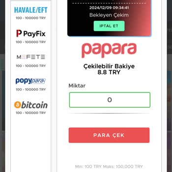 Casino Per'de Kazanç Çekiminde Haksızlık