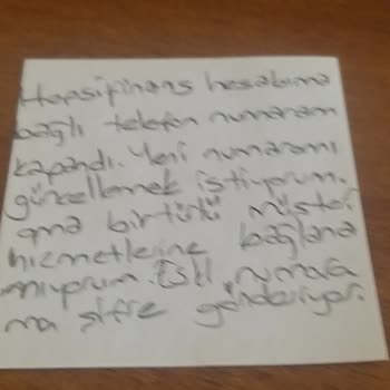 Telefon Numarası Güncelleme Sorunu