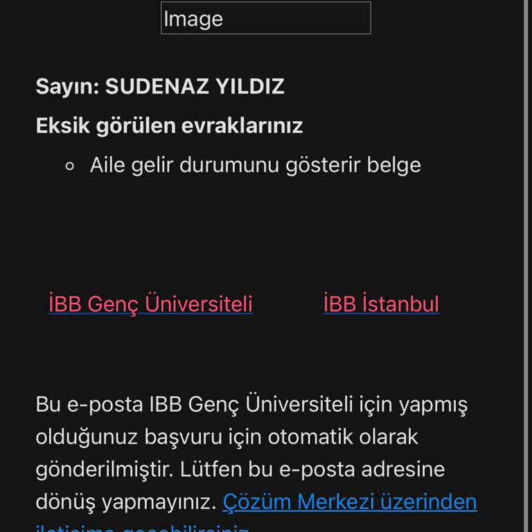Eksik Gelir Belgesi Sorunu