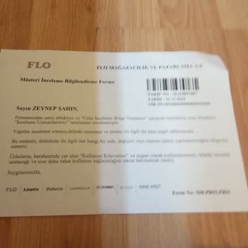 FLO Mağazasından Alınan Ayakkabıda Üretim Hatası Ve Değişim Sorunu