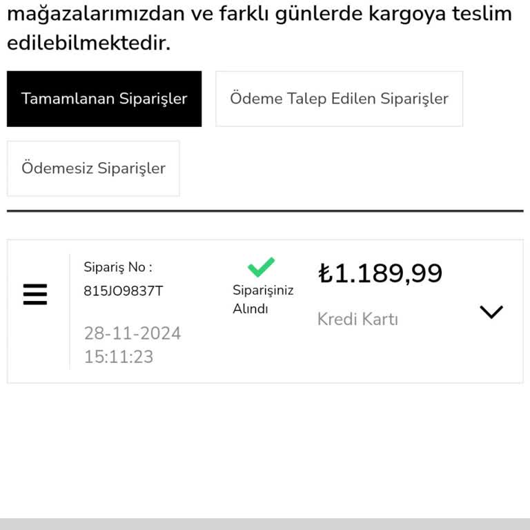 Çetinkaya Online Mağazasında Stok Ve İletişim Sorunları