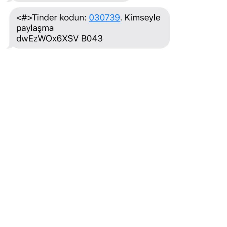 Beklenmedik Tinder Giriş Kodu Şoku