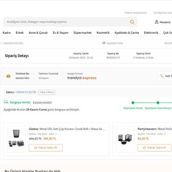 Teslim Edilmeyen Sipariş Ve Yetersiz Müşteri Hizmetleri