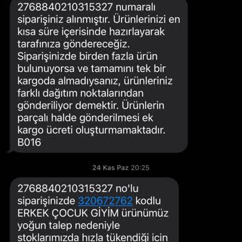 GAP Online Siparişlerinde Tedarik Sorunu Ve Yanıltıcı İptal Mesajları