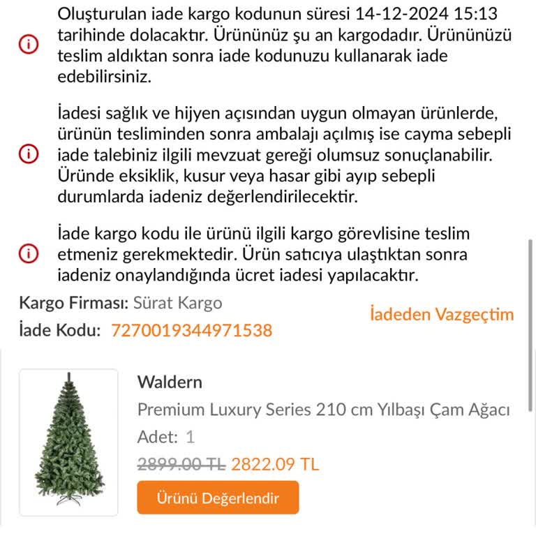 buluttabul.com İade Edilen Ürün İçin Geri Ödeme Sorunu!