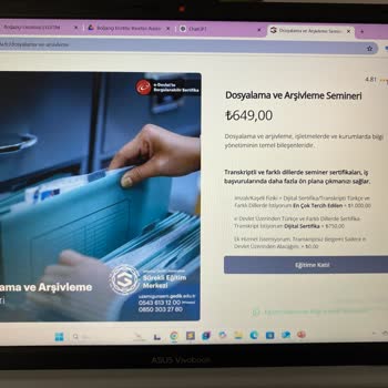 Yanıltıcı Eğitim Programı Ve Sertifika Ücreti