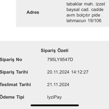 Teslimat Gecikmesi Ve Kötü Müşteri Hizmeti Deneyimi