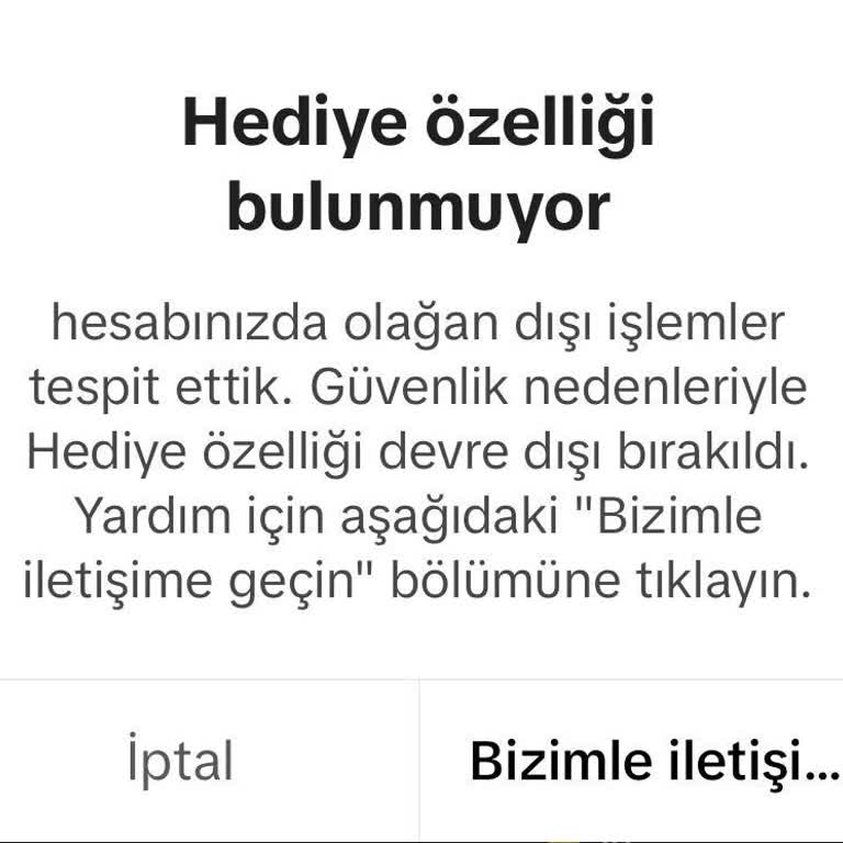 TikTok'ta Jeton Kullanımında Güvenlik Engeli