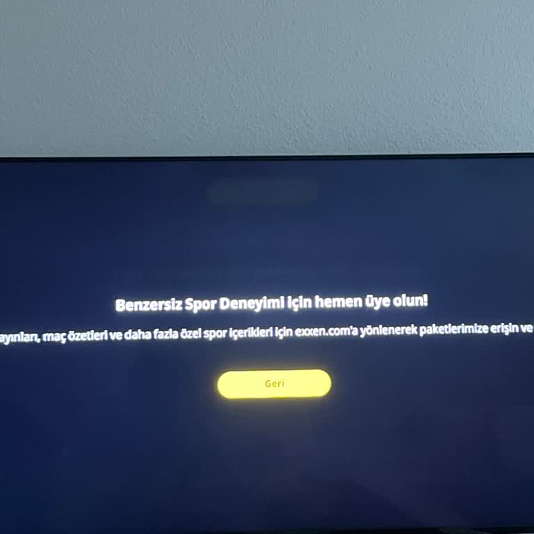 Exxen Üyelik Sorunu Ve Para İadesi Talebi