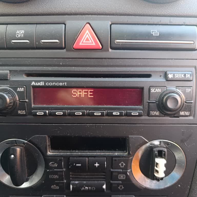 Audi A3 Radio Locked in Safe Mode, Service Charging for Unlock Code