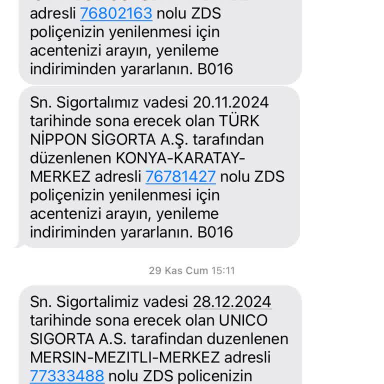 Yanlış Kişilere Gönderilen DASK Mesajları Can Sıkıyor