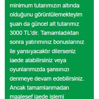 Yatırılan Paranın İadesi İçin Ekstra Talep Edilen Ücret