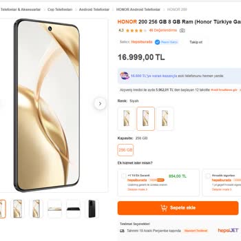 Honor 200 Siparişim Hala Kargolanmadı Ve Yanıltıcı Bilgiler Veriliyor