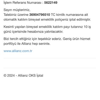 Otomatik Katılım Sözleşmesi İptal Belirsizliği