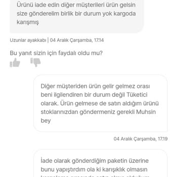 Yanlış Ürün Ve İnatçı Satıcı Sorunu