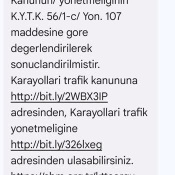 Yanlış Gönderilen Kaza Tutanak Mesajı
