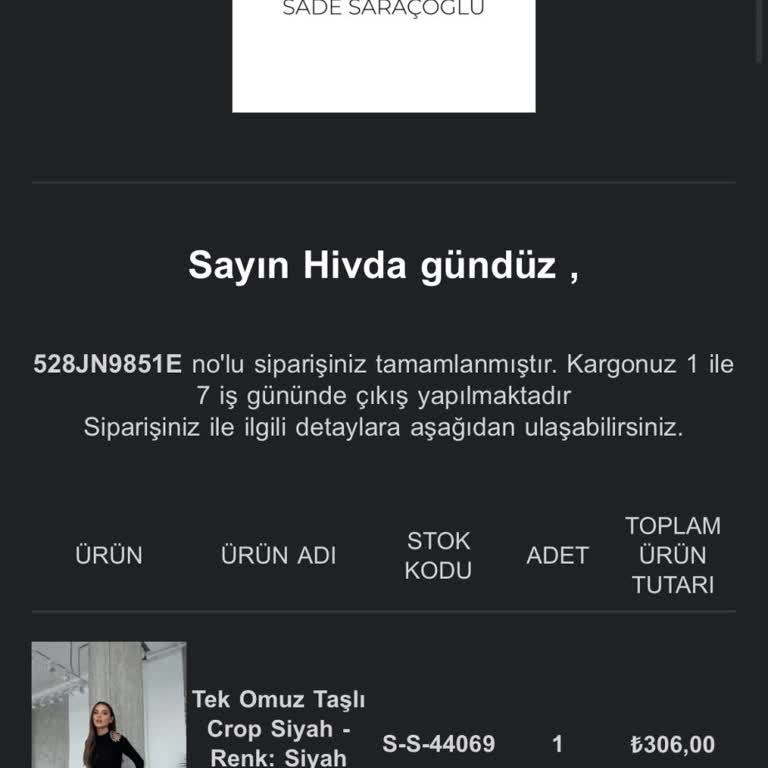Sipariş Bilgilendirme Eksikliği Ve Müşteri Engelleme Sorunu