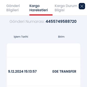 Yanlış Adrese Gönderilen Kargo Sorunu