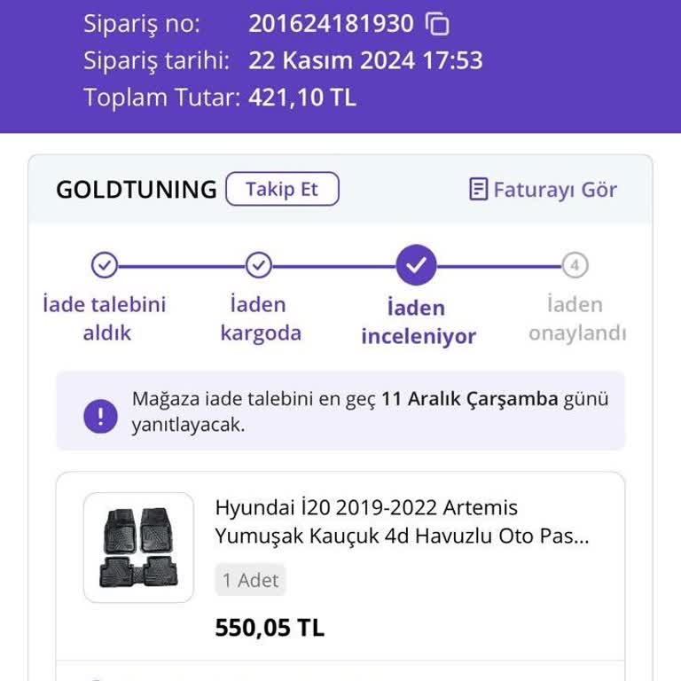 Yanlış Ürün Ve İade Sorunu: Müşteri Mağduriyeti