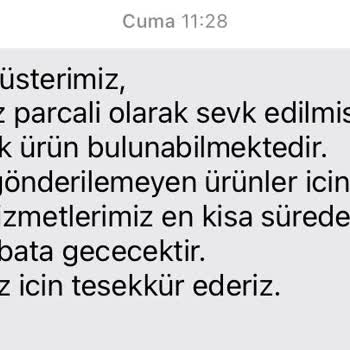 Eksik Ve Geç Gönderilen Ürünler İle İlgili Mağduriyet