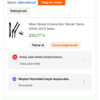 Yanlış Ürün Ve İade Sürecinde Mağduriyet