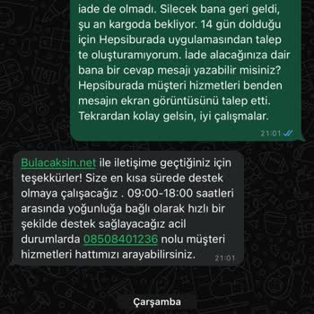 Yanlış Ürün Ve İade Sürecinde Mağduriyet