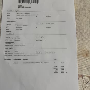 Garanti Kapsamında Olmasına Rağmen Ücret Talebi