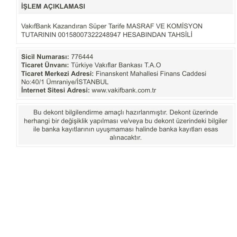 Haksız Kesilen Ücretin İadesi Talebi