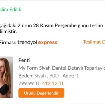 Penti Sütyen İlk Kullanımda Baleni Çıktı