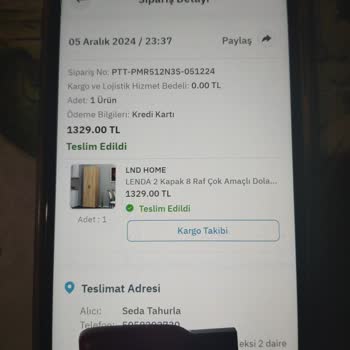 Teslim Edilmeyen Gardırop