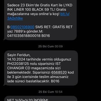 Gratis İade Sürecinde Mağduriyet Ve İletişimsizlik