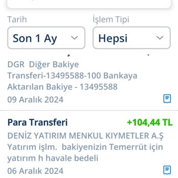 Denizbank Yatırım Hesabından Bilgilendirilmeden Yapılan Kesintiler