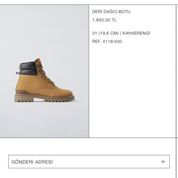 Zara İndirimli Ürün Teslimat Sorunu