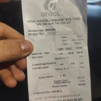 İade Talebine Red: Fiş Sorunu