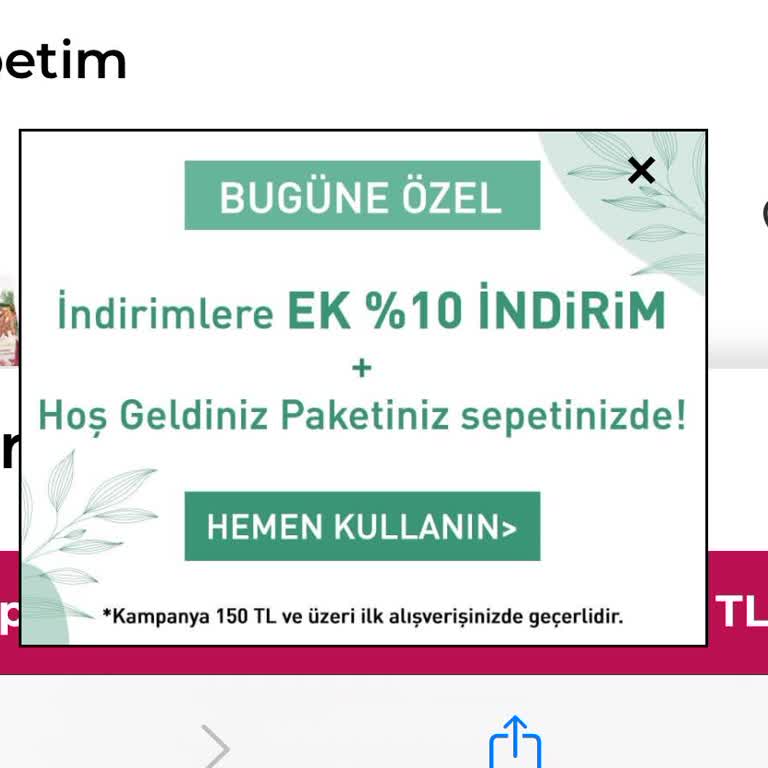 Yves Rocher İndirim Kampanyasından Yararlanamıyorum