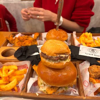 İl Pollo Del Capo Burger Boyutu!