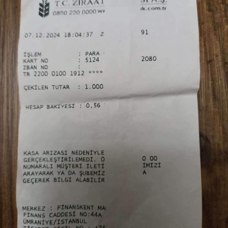 ATM Arızası Sonucu Mağduriyet: Paramı Geri İstiyorum