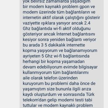 Comnet'in Modem Sorunları Ve Müşteri Hizmetleri Engeli