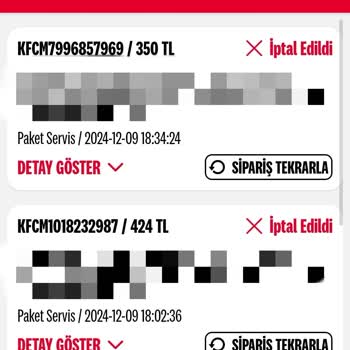 KFC Uygulaması İle Sipariş İptali Ve Bekletme Çilesi!