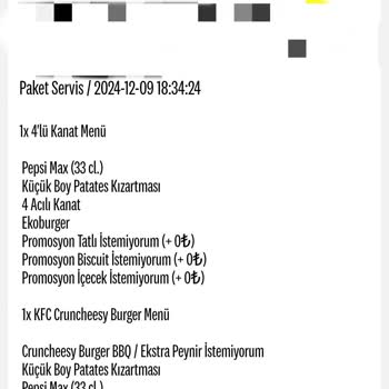 KFC Uygulaması İle Sipariş İptali Ve Bekletme Çilesi!