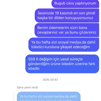 Ürün Teslimatında Sürekli Gecikme Ve İade Sorunu