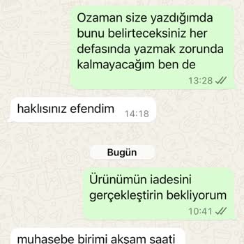 Çizme Teslim Edilmedi, Ücret İadesi Yapılmıyor