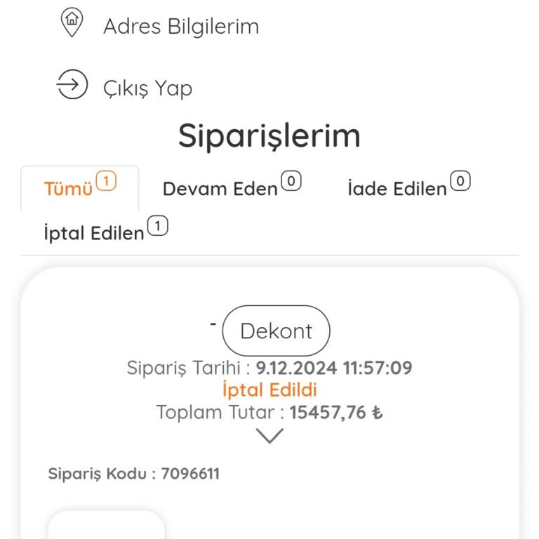 Yanıltıcı Stok Durumu Ve İptal Süreci Mağduriyeti