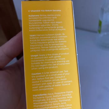 S'he Vec. Gratis'ten Aldığım Bozuk C Vitamini Hayal Kırıklığı Yarattı