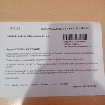 Ayakkabı Mağazasındaki İade Sorunu