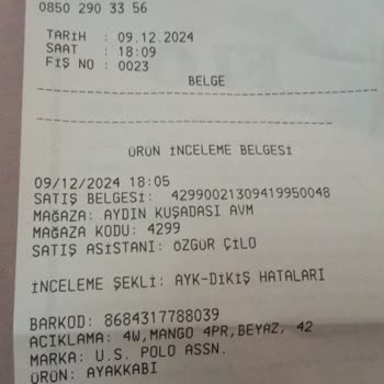 FLO Mağazasından Aldığım Ayakkabıda Üretim Hatası Sorunu