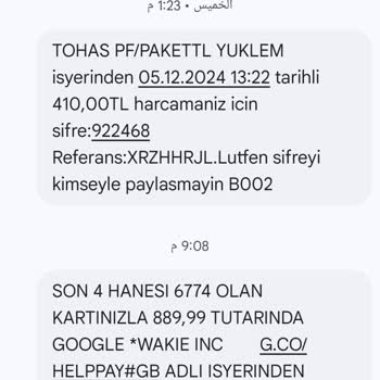 Yetkisiz Kart İşlemi Şikayeti